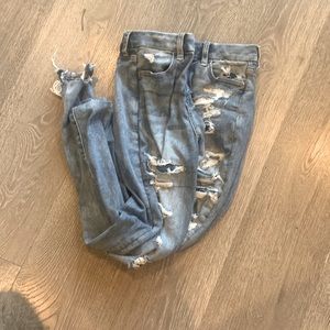 high waisted american eagle jeans